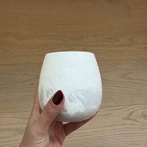 Chic White Marble Vase
